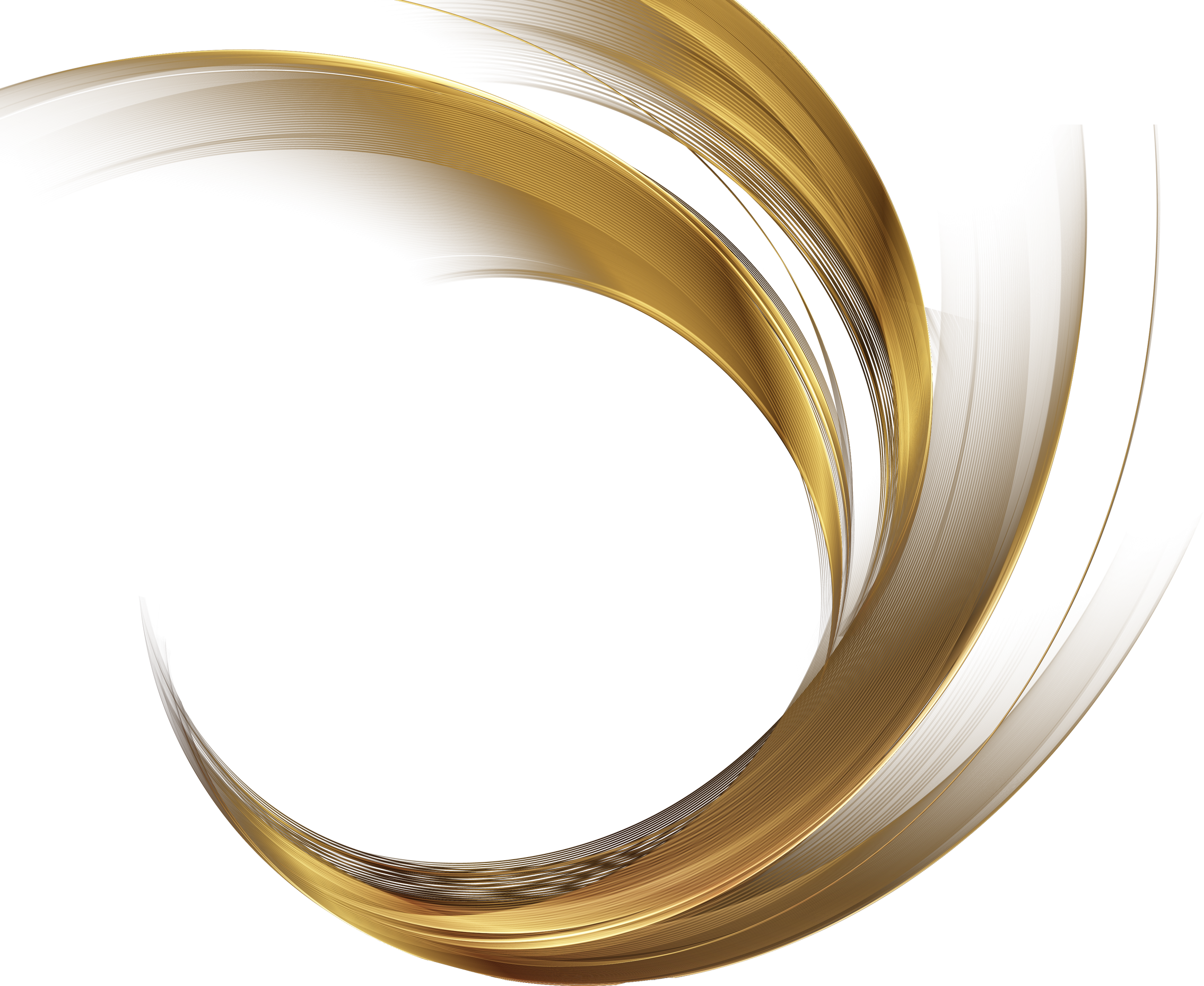 Gold swirl
