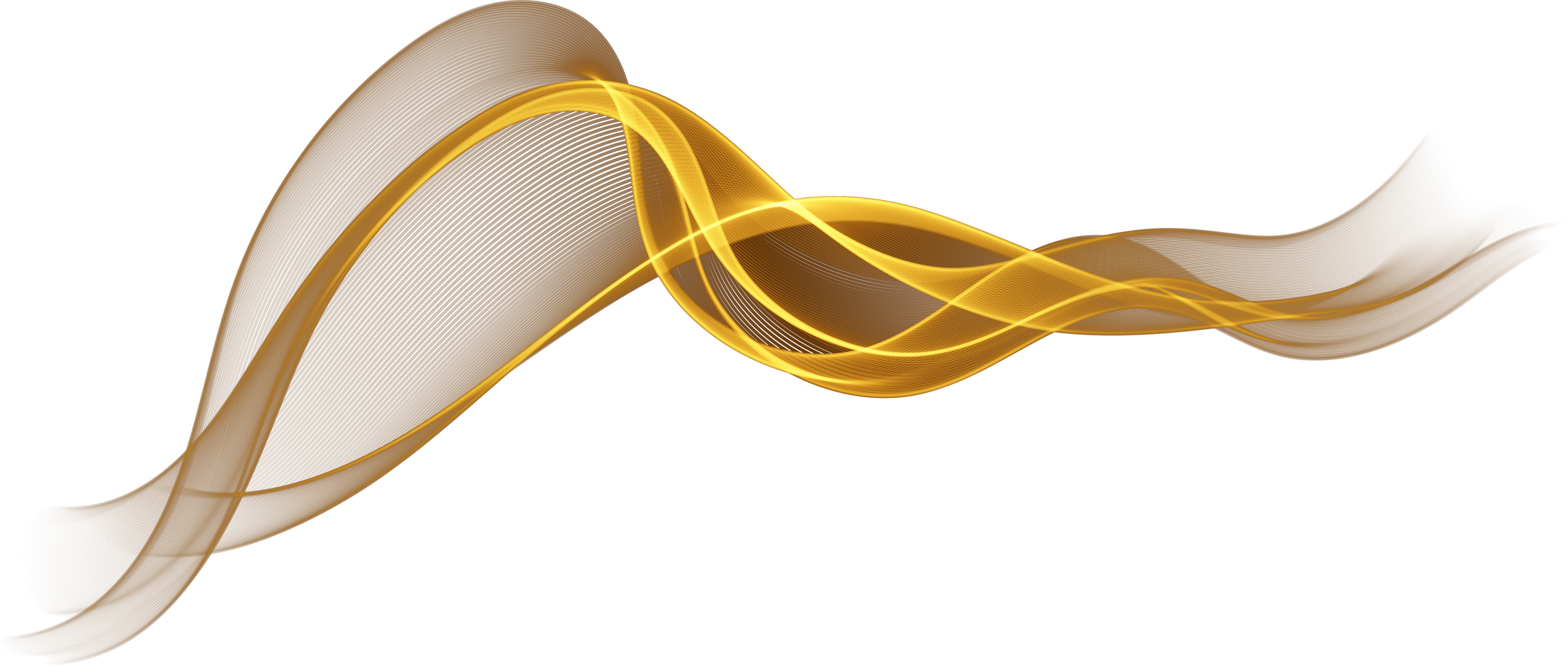 Gold Line Wave