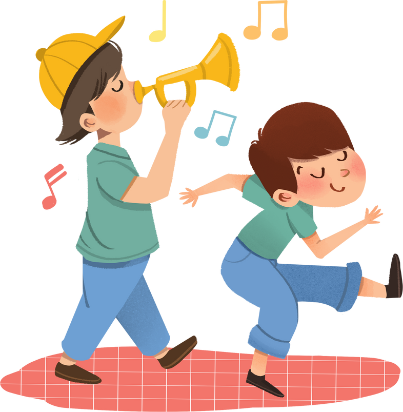 Kids Enjoying Music 